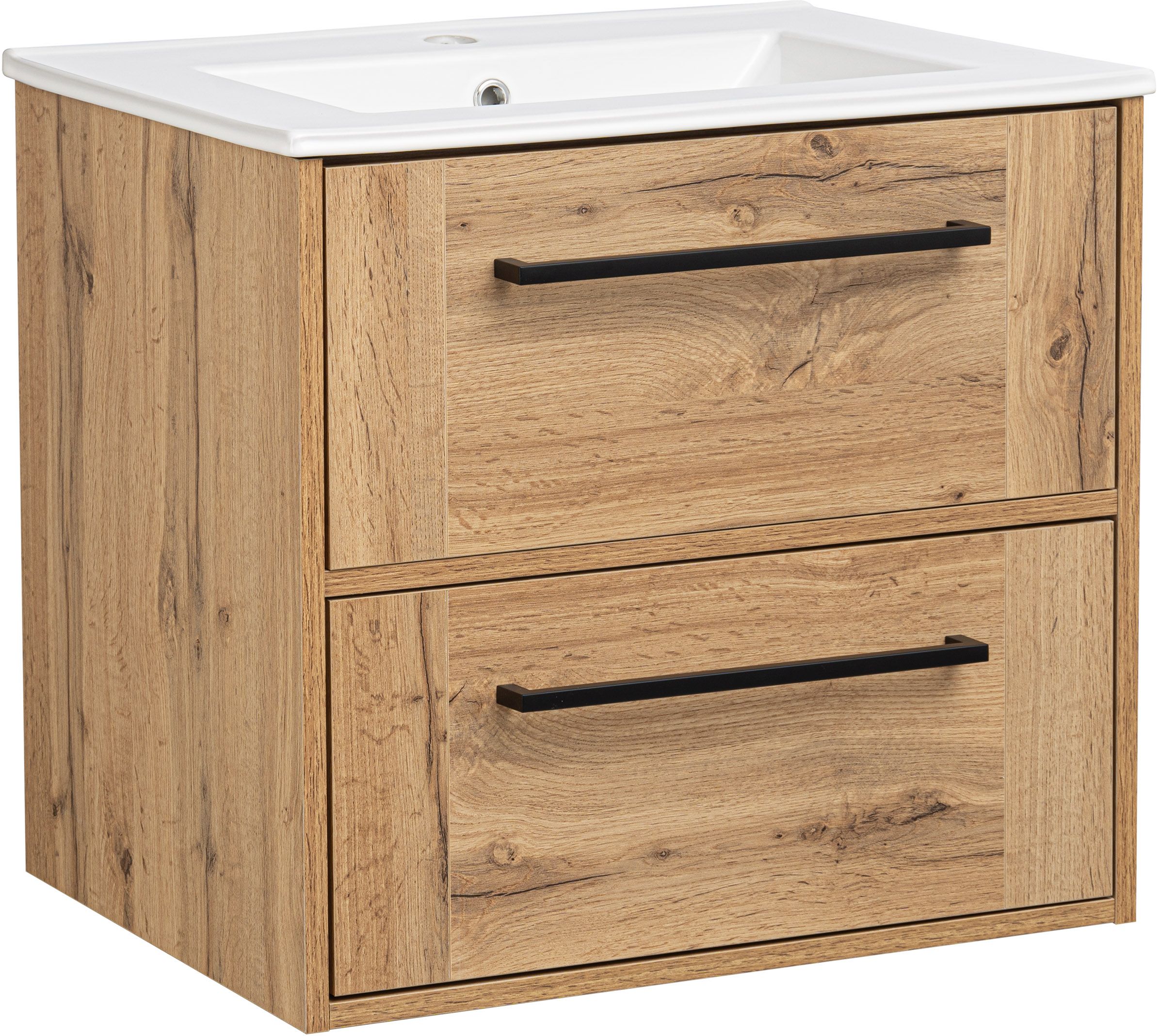 Astor Vivien umywalka z szafką 61 cm dąb AM-VNU-600-02