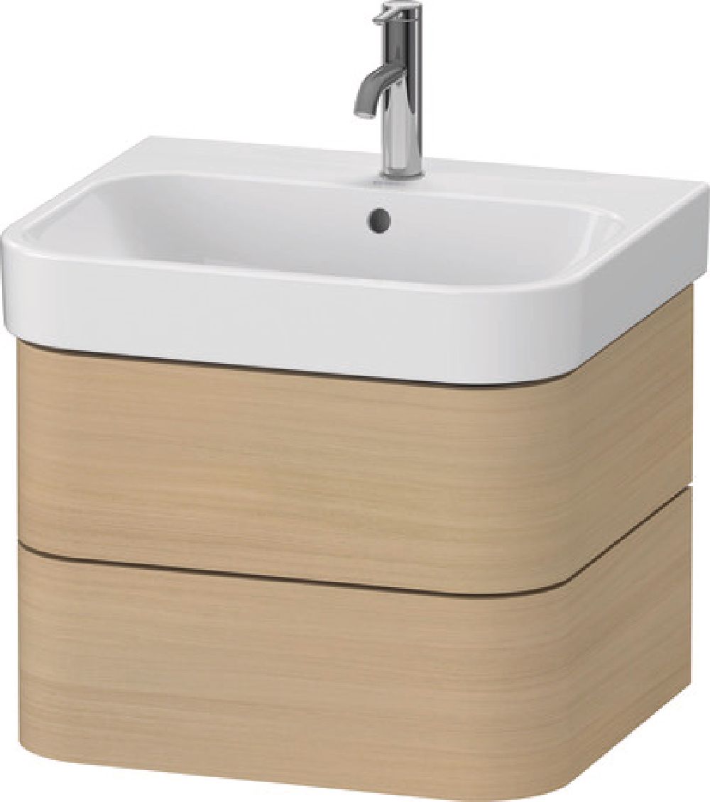 Duravit Happy D.2 Plus szafka 57,5x41,5 cm podumywalkowa wisząca dąb śródziemnomorski HP4385071710000