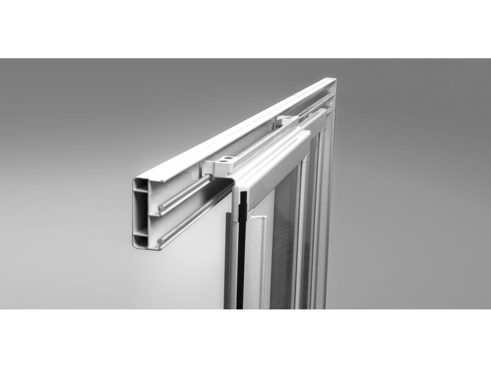 Ravak Supernova SRV2-100 S drzwi prysznicowe 100 cm przesuwne częściowe 1/2 satyna/szkło przezroczyste 14VA0UO2Z1