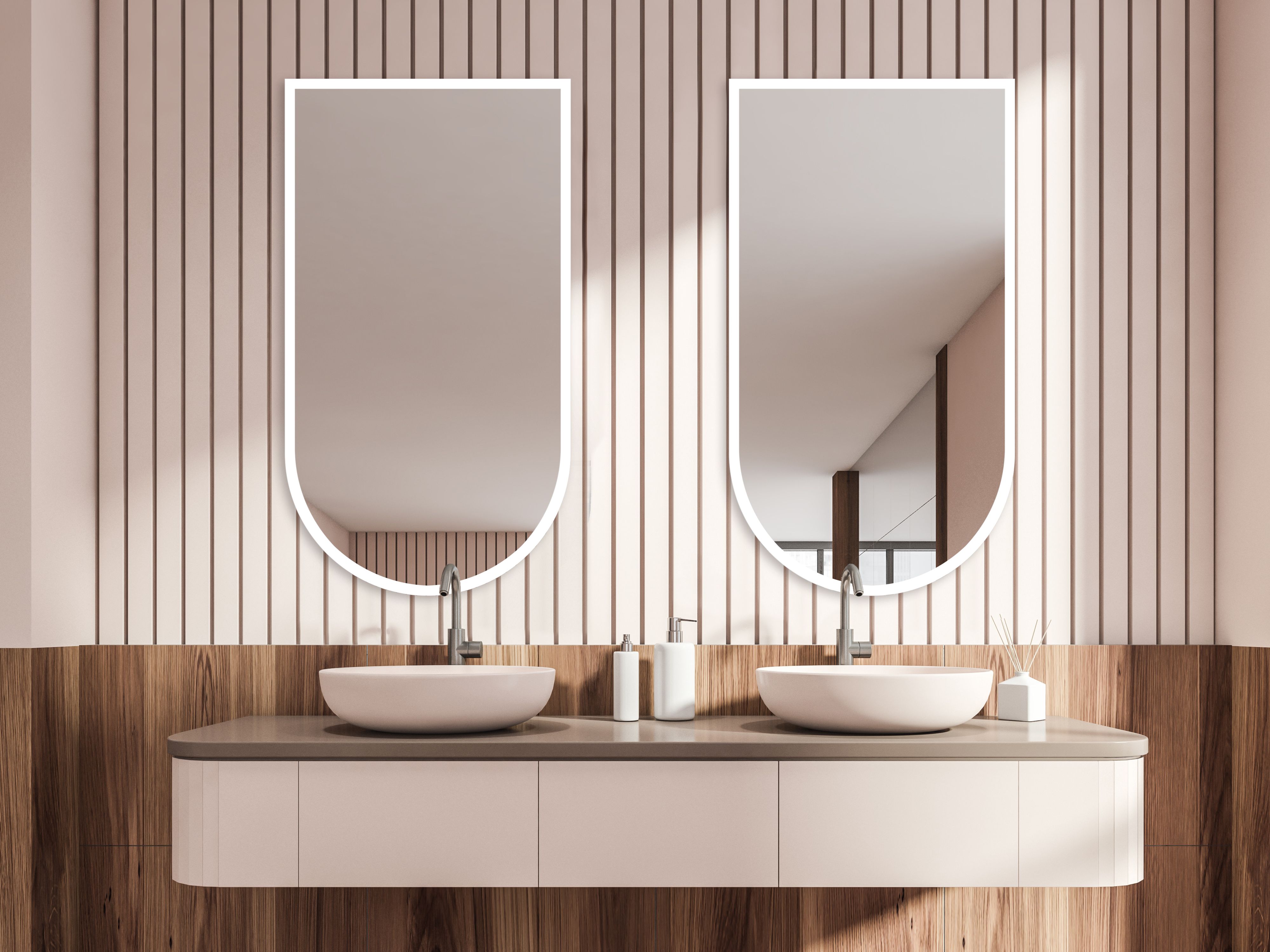 Guarda Tamo lustro z ramą 60x130 cm biały FOR-TAM-BIALY-60x130