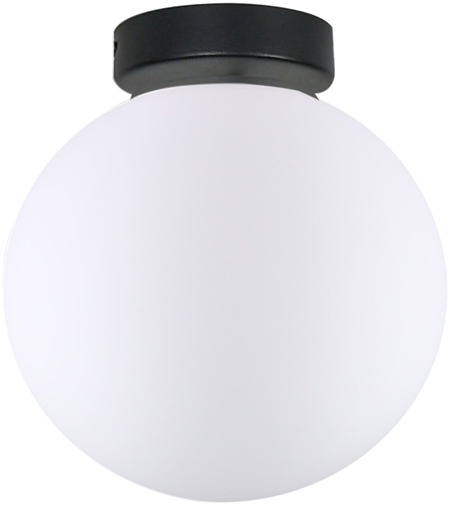 Viokef Stone lampa podsufitowa 1x25W biała/czarna 4236900