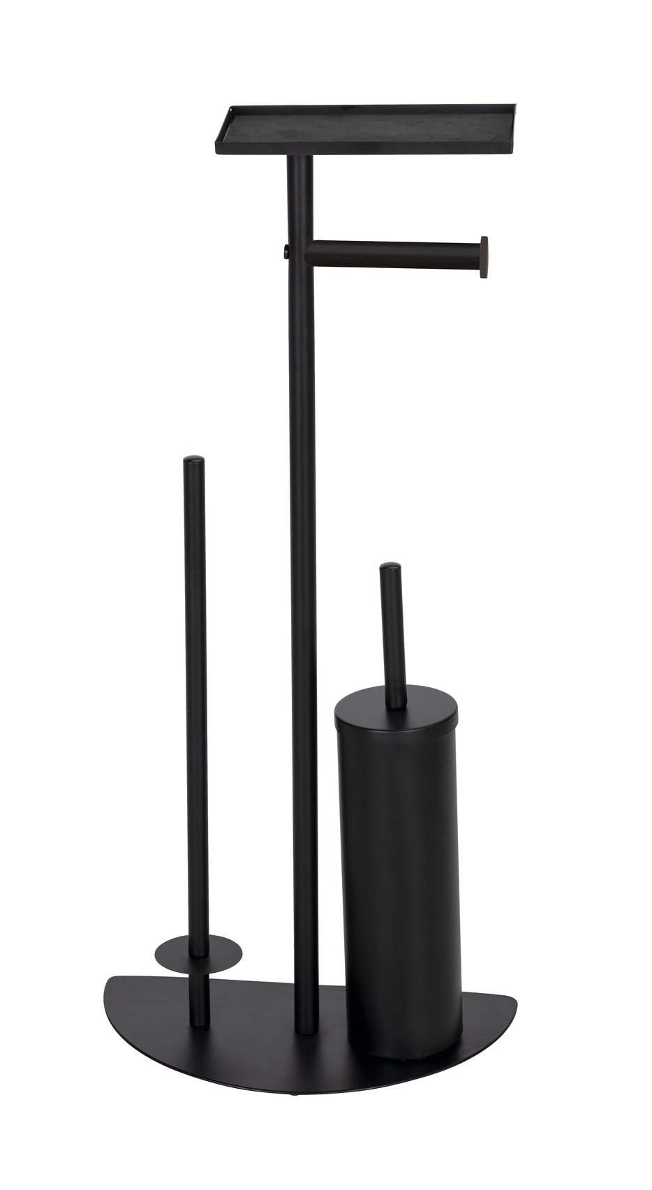 Wenko Cosenza stojak na papier toaletowy ze szczotką WC czarny 26060100