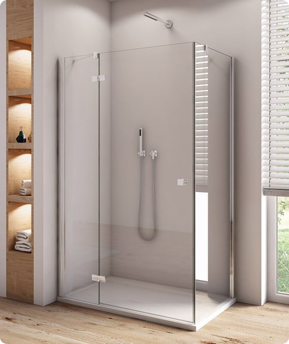 Ronal Annea ścianka prysznicowa 100 cm srebrny połysk/szkło przezroczyste ANT110005007