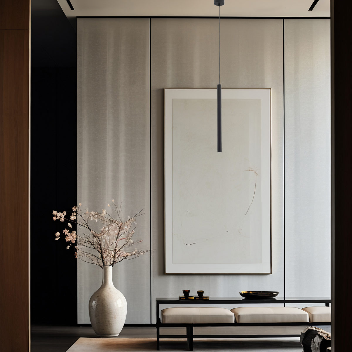 Argon Etna Plus lampa wisząca 1x6W czarny 8067