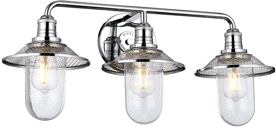 Quintiesse Rigby kinkiet 3x40 W polerowany chrom-przezroczysty QN-RIGBY3-BATH-PC