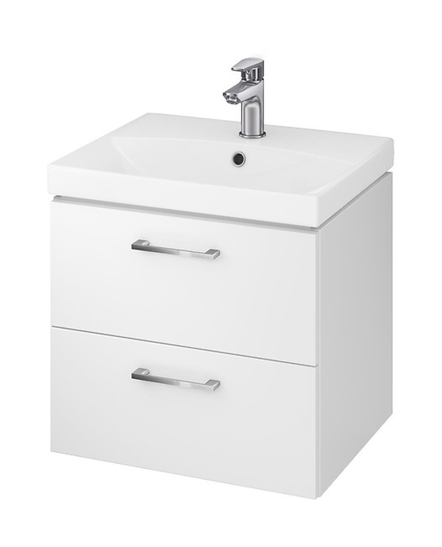 Cersanit Lara umywalka z szafką 50 cm zestaw meblowy biały S801-141-DSM