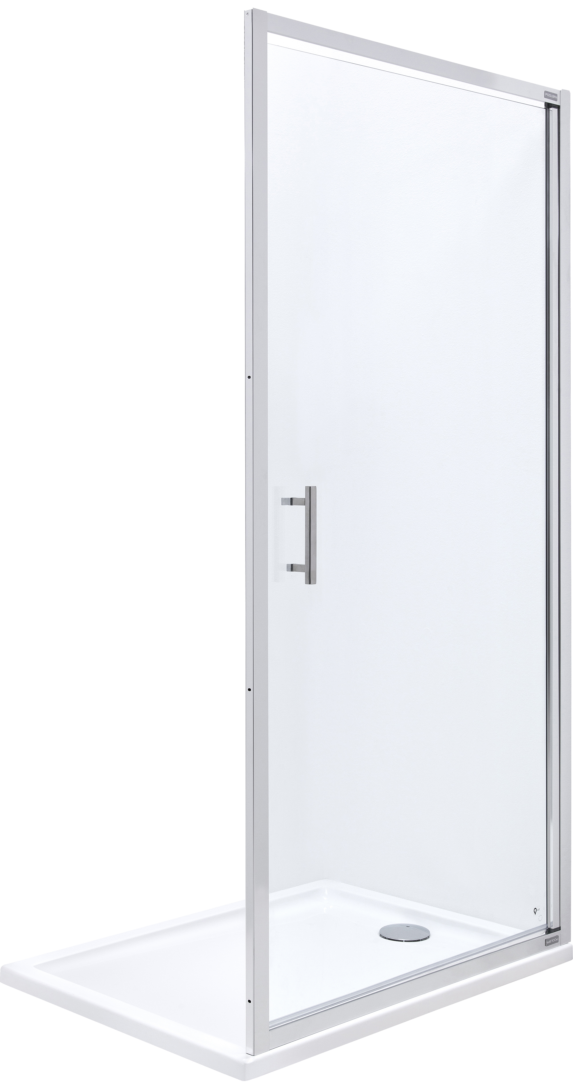 Roca Town-N drzwi prysznicowe 90 cm chrom/szkło przezroczyste AMP2709012M