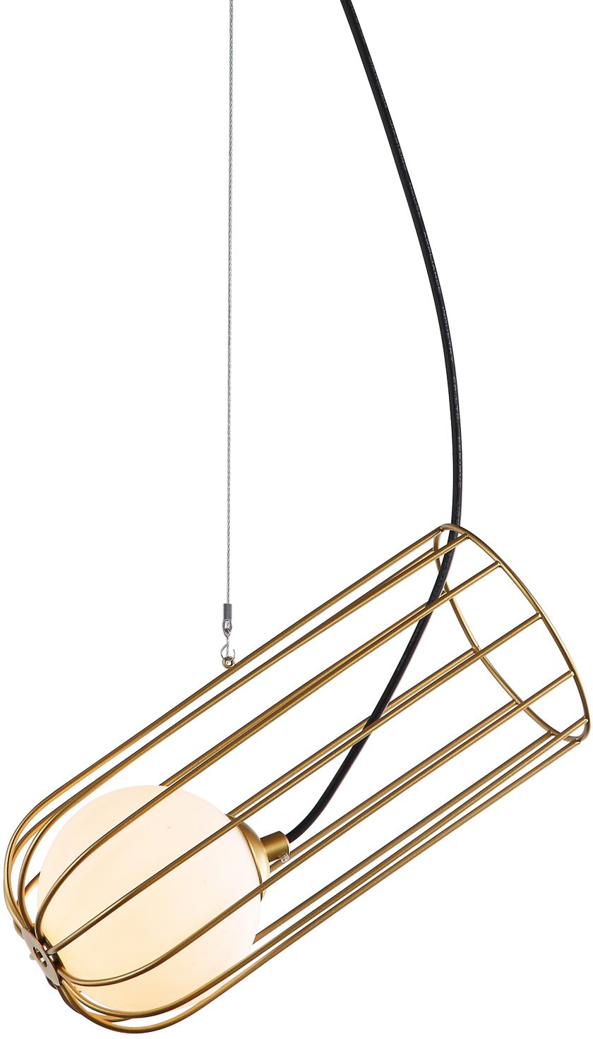 Italux Coco lampa wisząca 1x25 W złota MDM-3941/1GD