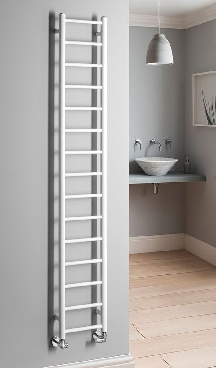 Sapho Dina grzejnik łazienkowy 30x174 cm biały mat IR366W