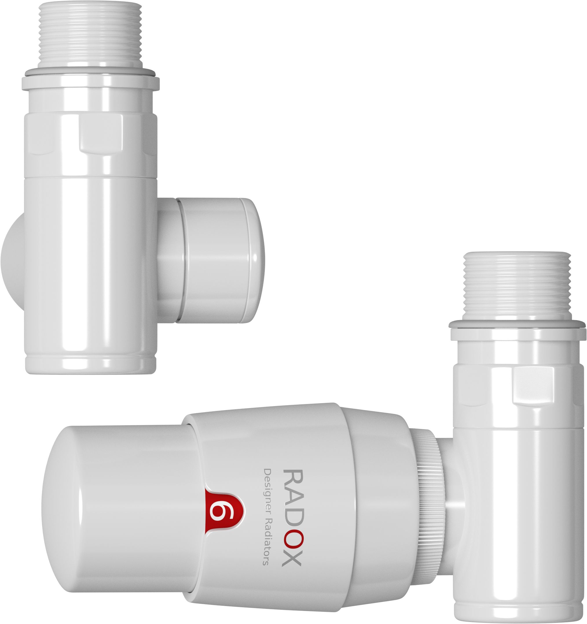 Radox RX10T zestaw termostatyczny lewy biały połysk VT-RX-10T.001.L