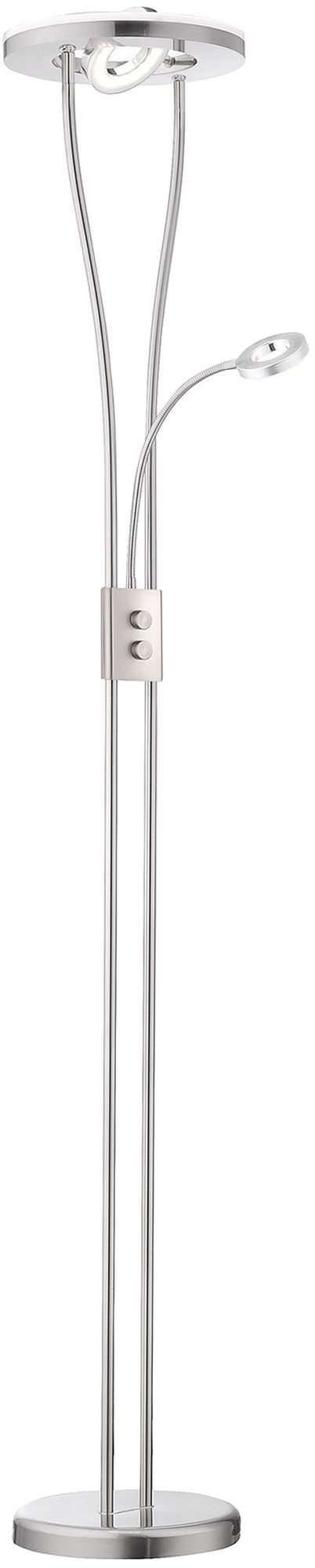 Just Light Helia lampa stojąca 1x16,8W+2x3,8W stal 11778-55