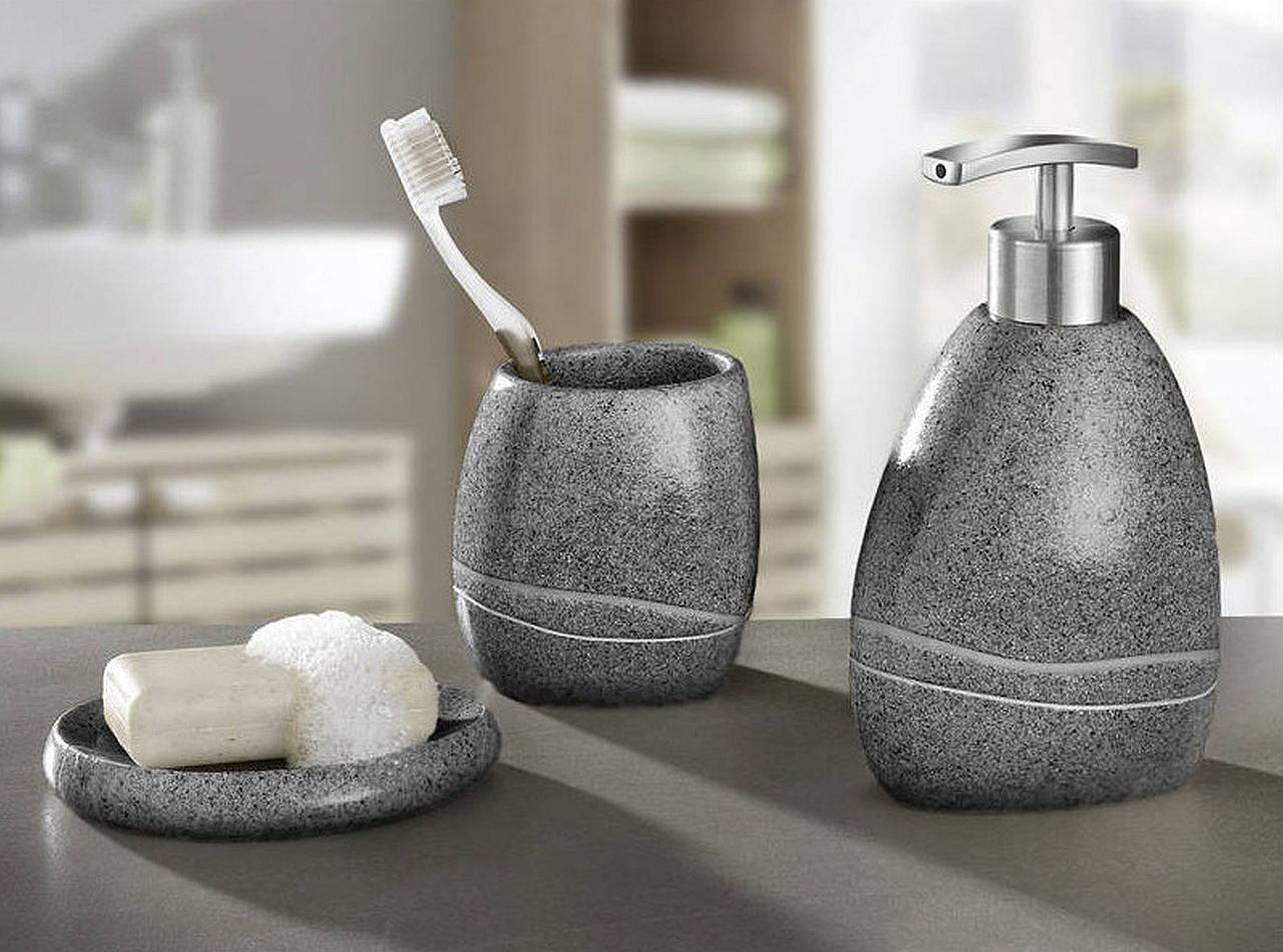 Kleine Wolke Stones mydelniczka stojąca szara 5080912853