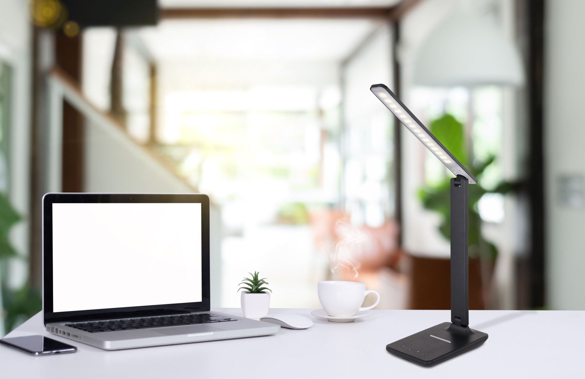 Globo Lighting Bulla lampa biurkowa 1x5 W czarna 58400S