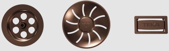 Teka Radea komplet odpływowy PVD miedź 115890040