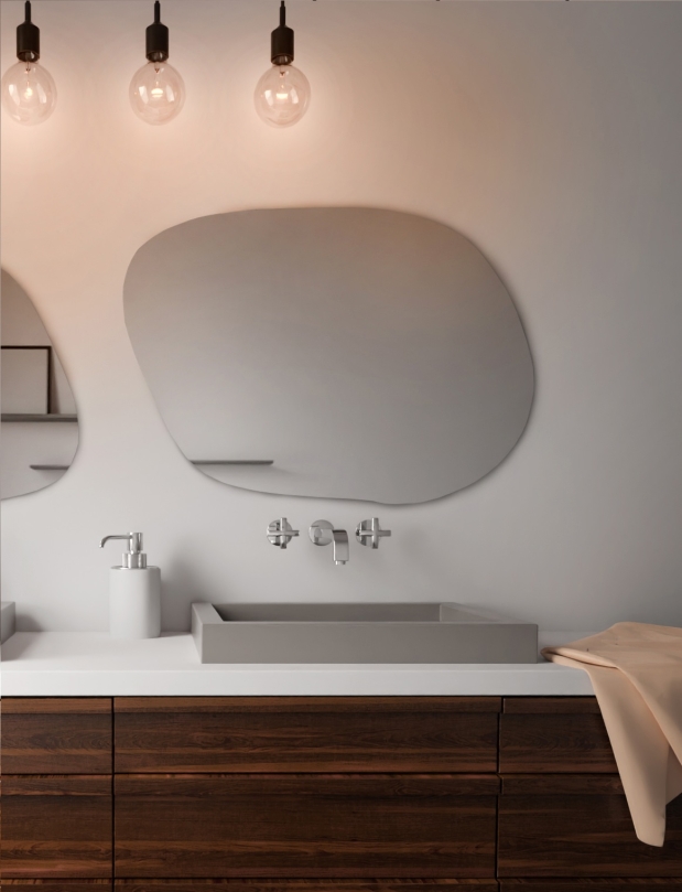 Baltica Design Stain IV lustro 60x43 cm