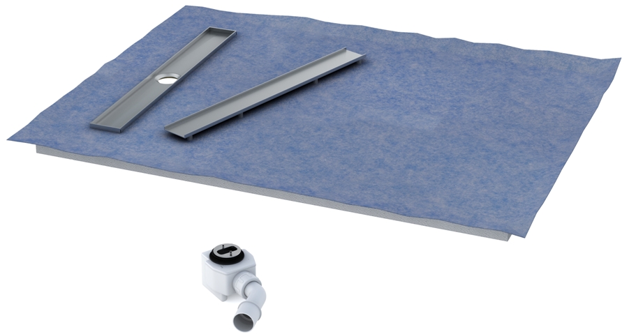 Schedpol Base brodzik podpłytkowy 90x140 cm Plate 10.012/OLKB