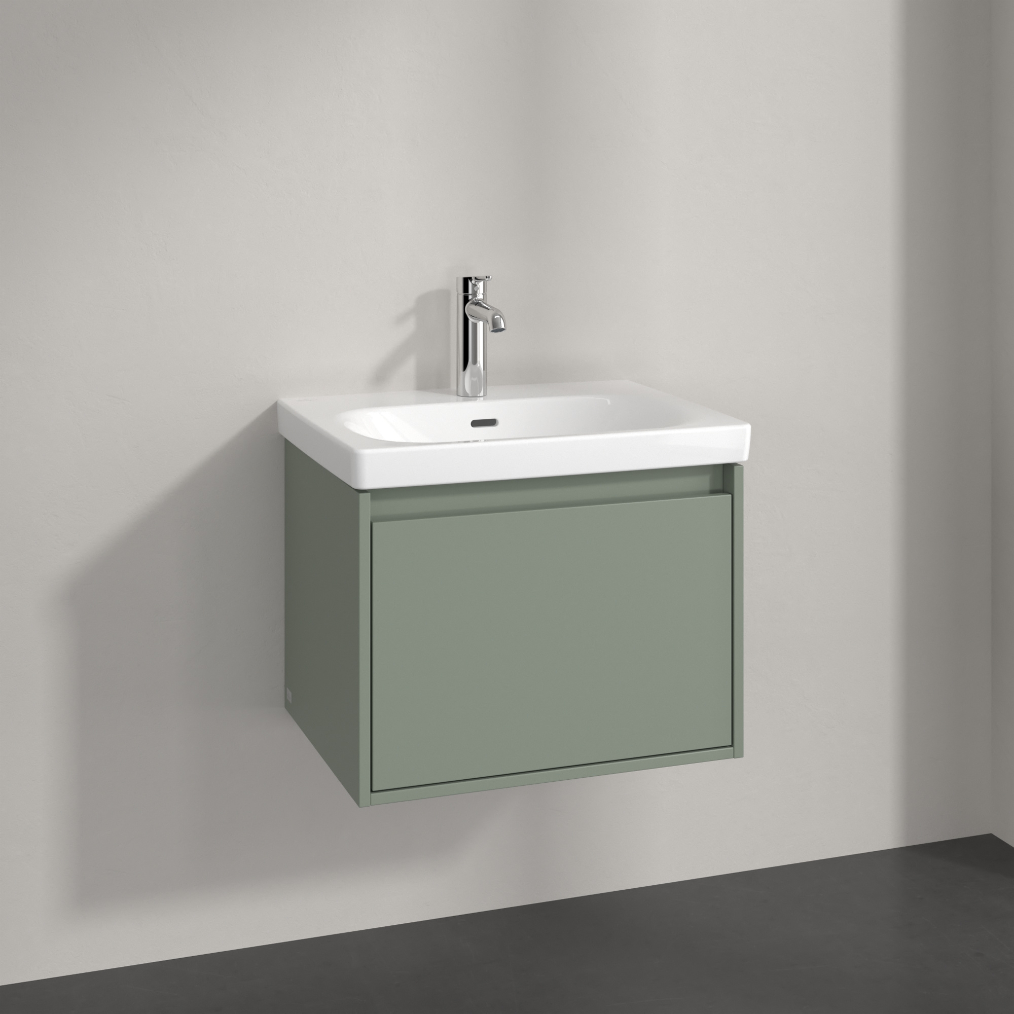 Villeroy & Boch Skyla szafka 57,2x43,9x43,6 cm podumywalkowa wisząca Soft Green C78400AF