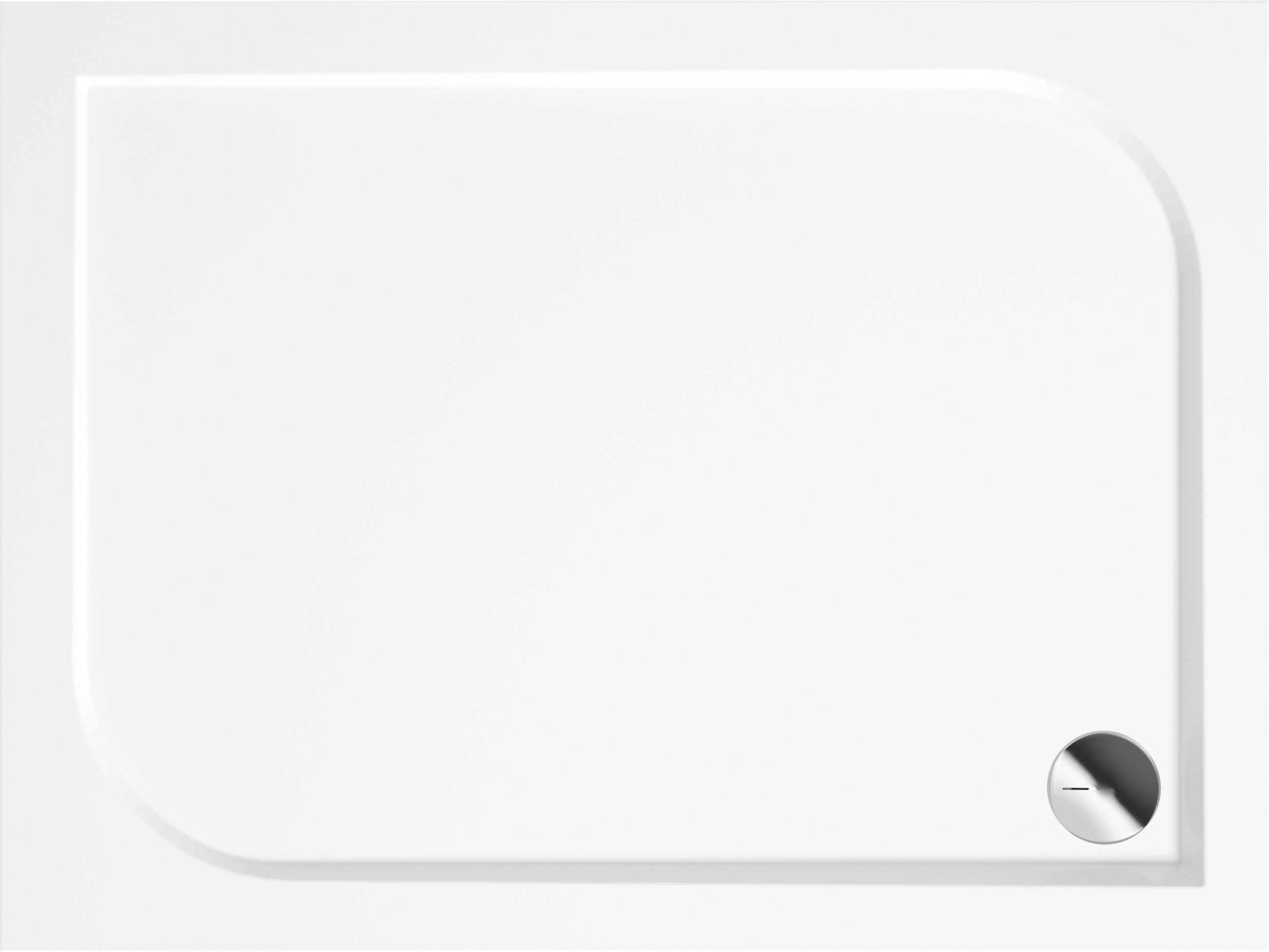 Deante Cubic brodzik 100x80 cm prostokątny biały KTK046B