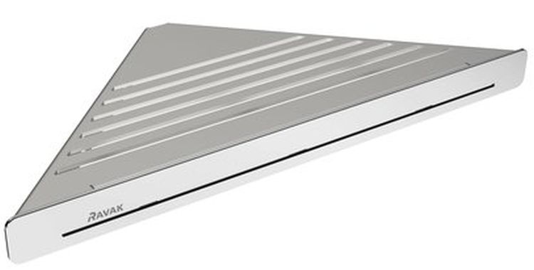 Ravak Slim półka narożna 29 cm chrom X07P578
