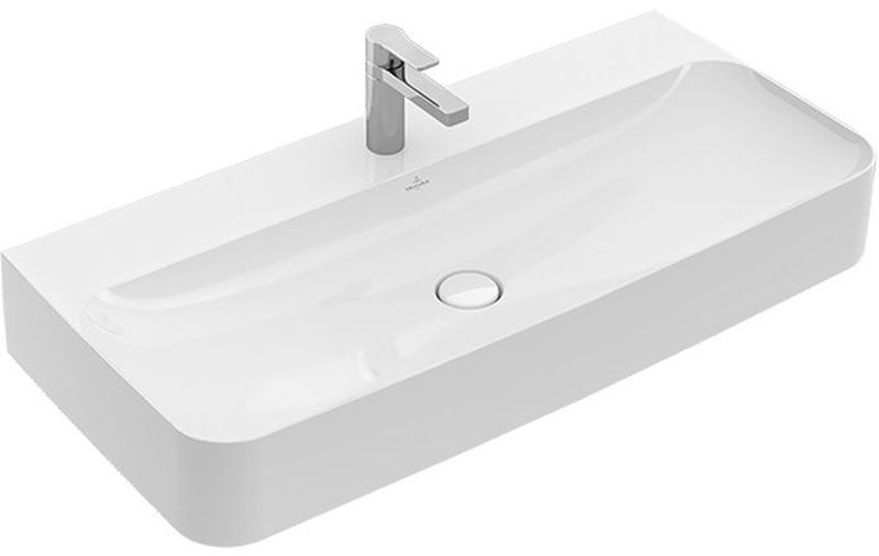 Villeroy & Boch Finion umywalka 100x47 cm prostokątna CeramicPlus Weiss Alpin 41681HR1