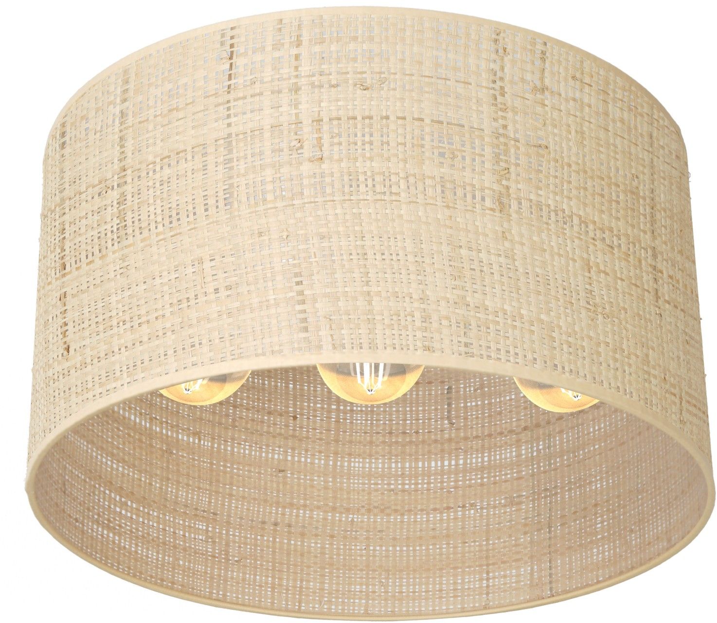 Luminex Rattan lampa podsufitowa 3x60W rattan 5275