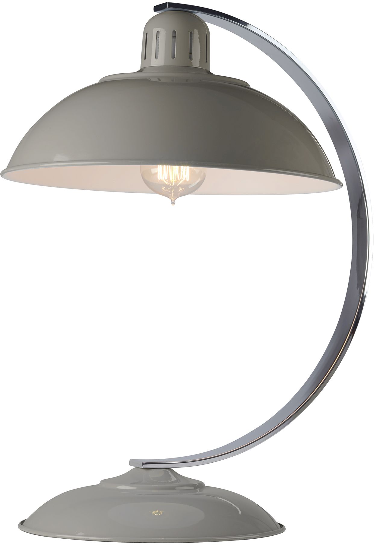 Elstead Lighting Franklin lampa biurkowa 1x60 W szara FRANKLIN-GREY