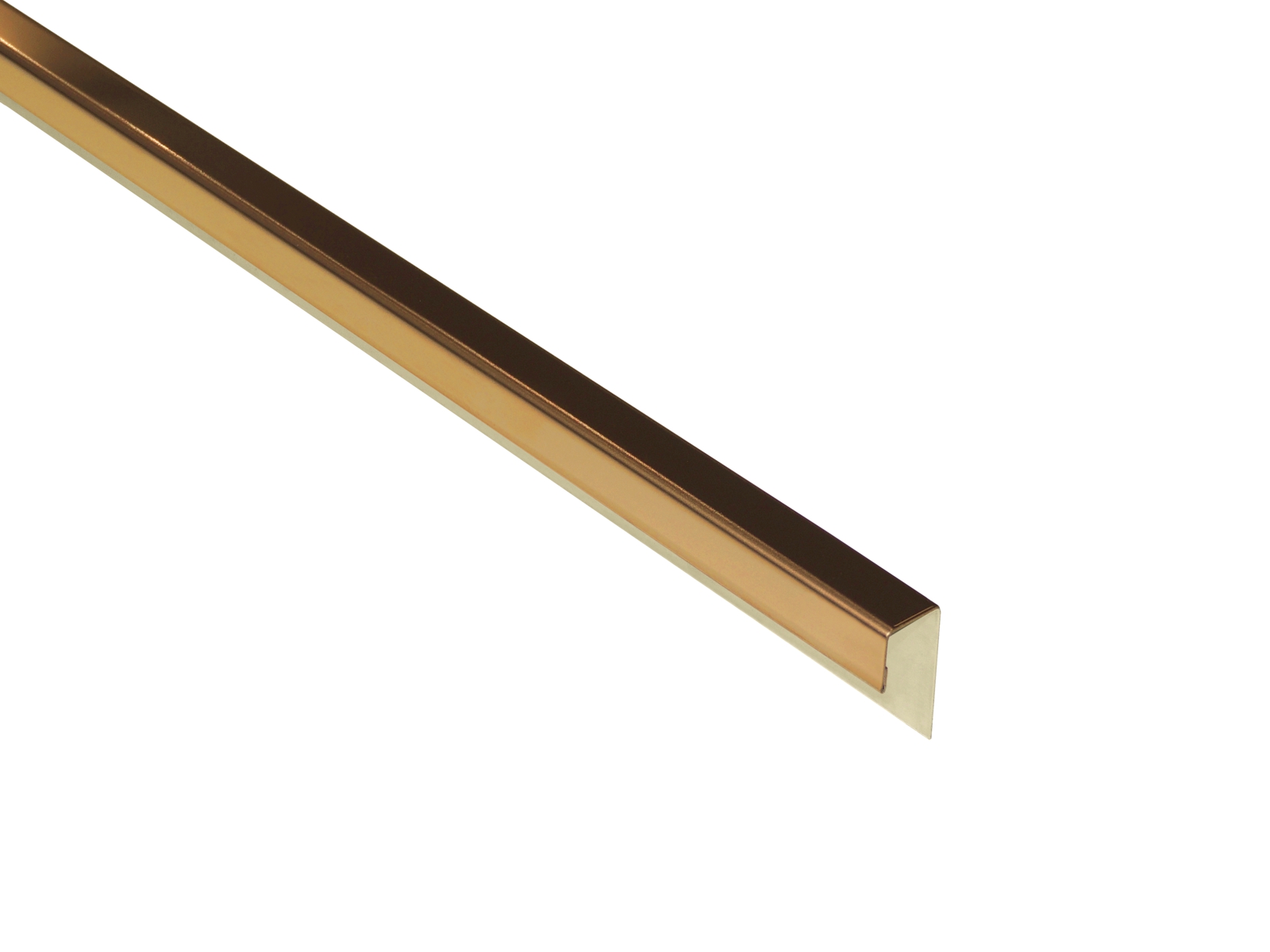 Profil Decor listwa do glazury 1x270 cm U-kształtna stal nierdzewna brązowy poler