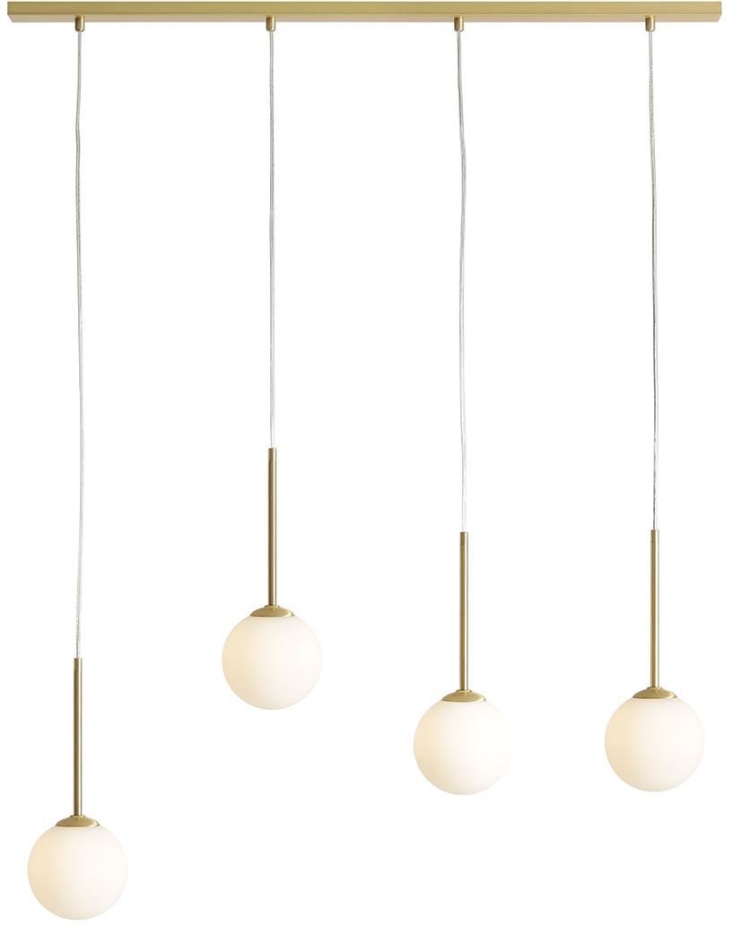 Aldex Bosso lampa wisząca 4x10 W złota 1087L40