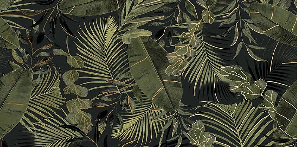 Tubądzin Zimba dekor ścienny 119,8x59,8 cm zielona