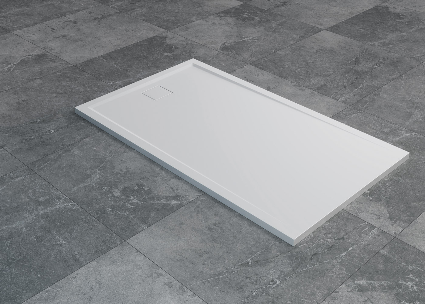 Ronal Livada brodzik prostokątny 110x80 cm biały W20AS08011004