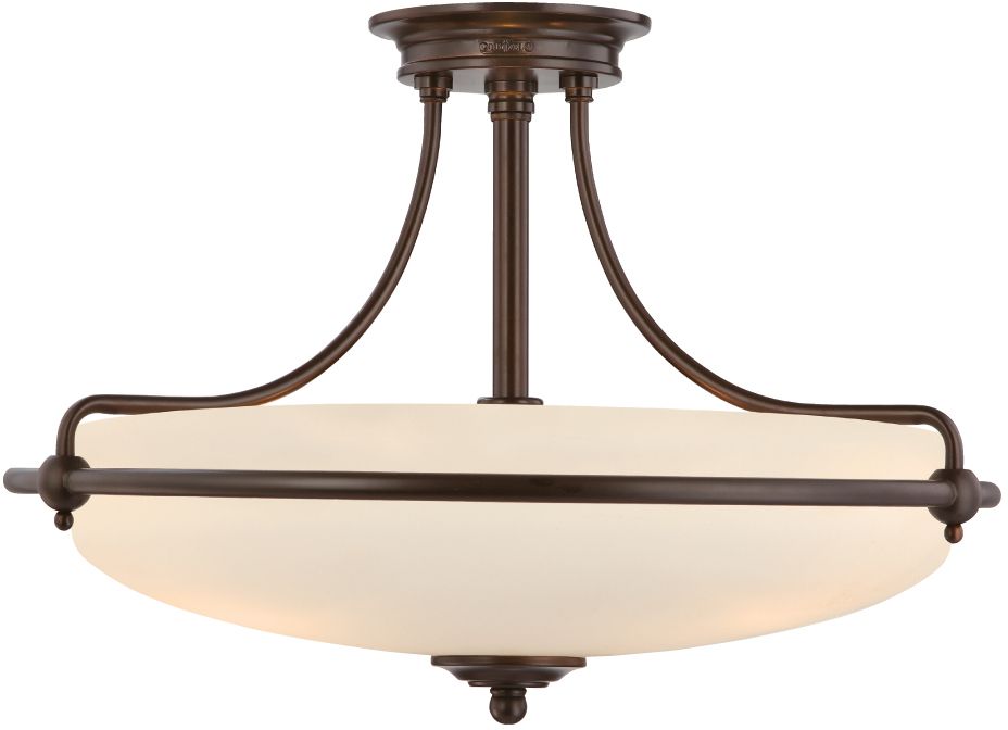 Elstead Lighting Griffin lampa podsufitowa 4x60 W brąz palladiański QZ-GRIFFIN-SFM-PN