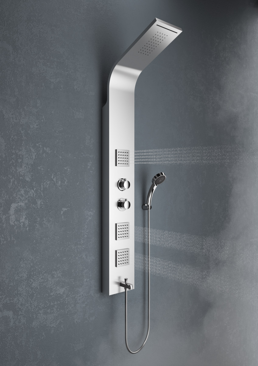 Actima More termo panel prysznicowy termostatyczny chrom ARAC.ML9304T - Wysyłka w 24h