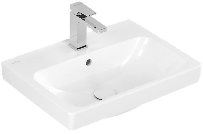 Villeroy & Boch Architectura umywalka 65x44,5 cm prostokątna ścienna biała Weiss Alpin 4A876501