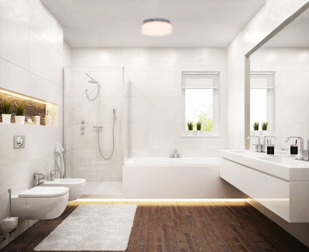 Nowodvorski Lighting Pan LED M plafon 1x17W LED chrom 8174