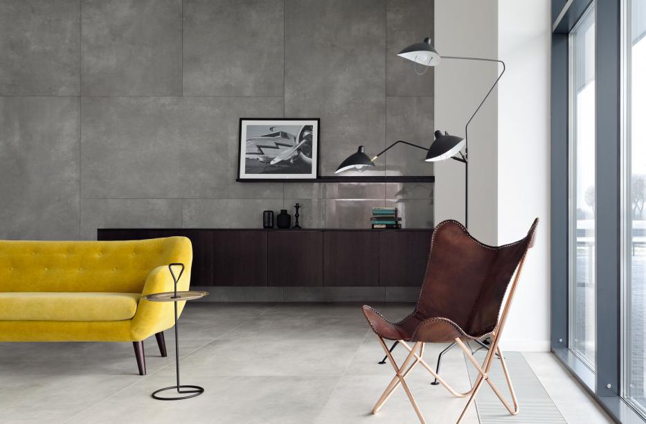 Tubądzin Epoxy Grey 2 Mat płytka podłogowa 119,8x119,8 cm