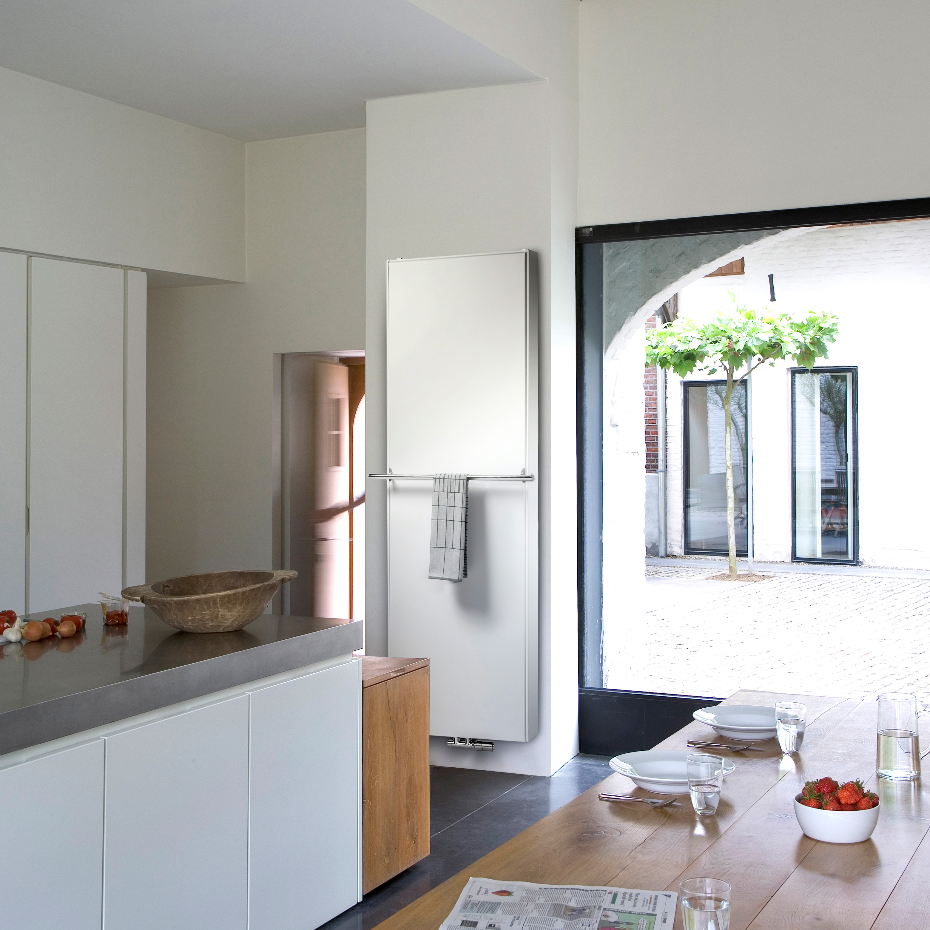 Kermi Flat-V-Line poręcz do grzejnika 50 cm chrom ZC01540002