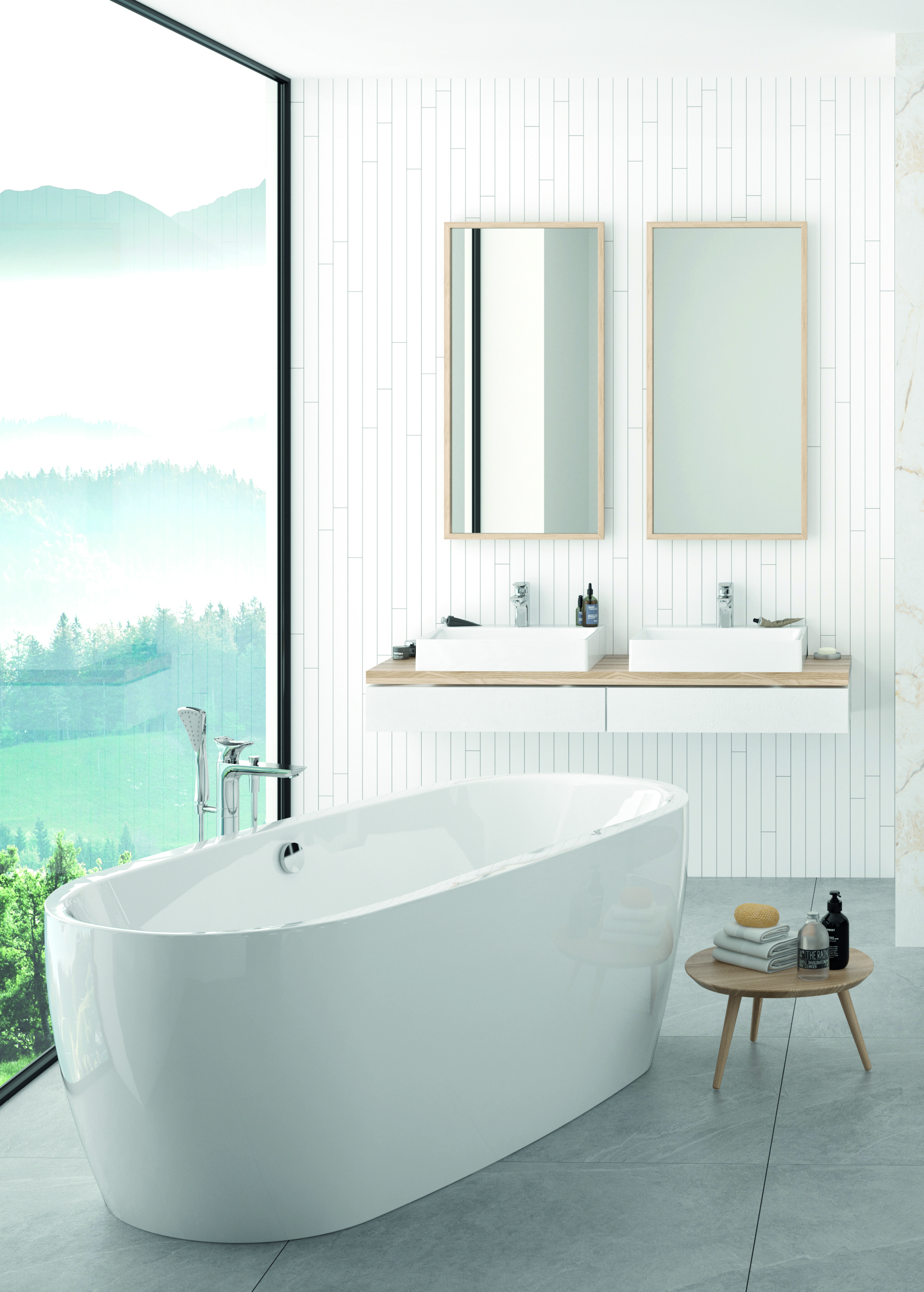 Sanplast Luxo wanna wolnostojąca 180x80 cm owalna typ WOWse-kpl-mb/LUXO 80x180+STW biały 610-370-1380-01-000