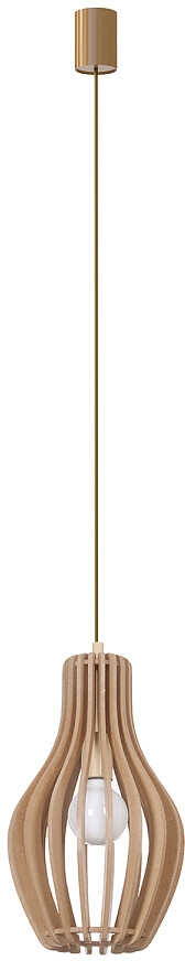 Nowodvorski Lighting Ika lampa wisząca 1x25 W drewno 4171
