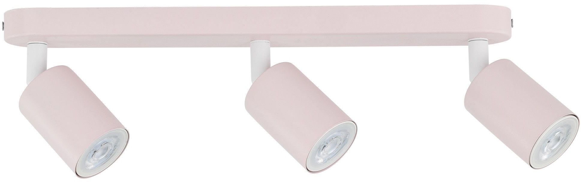 TK Lighting Livia lampa podsufitowa 3x10 W różowa 10234