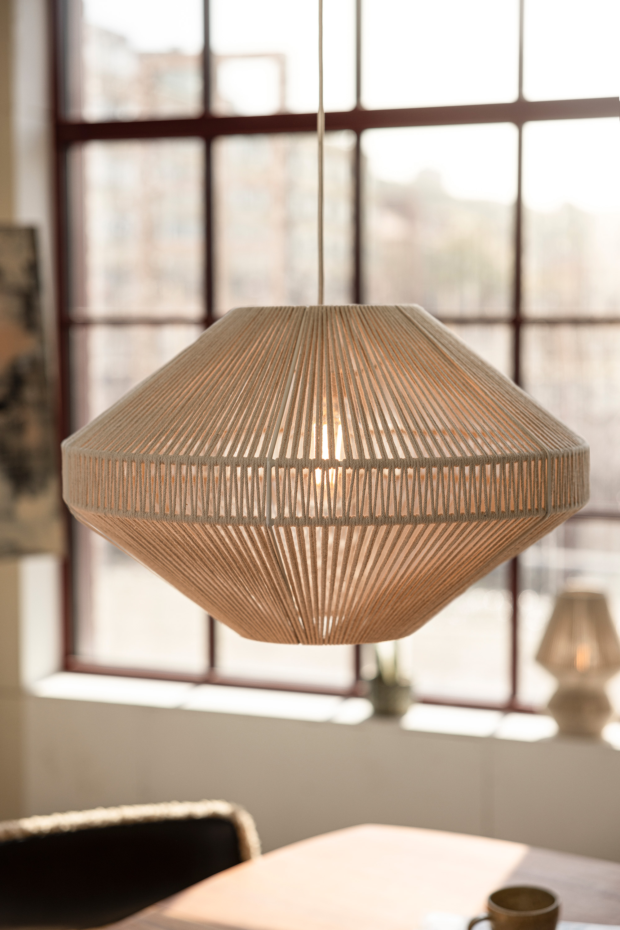 Markslöjd Razzo lampa wisząca 1x40 W beżowa 108823