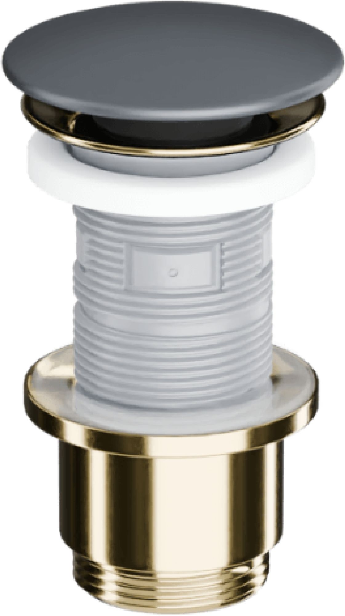 Excellent Design korek do umywalki złoty połysk / grafit mat ARIN.1485.K.01.GRMGL