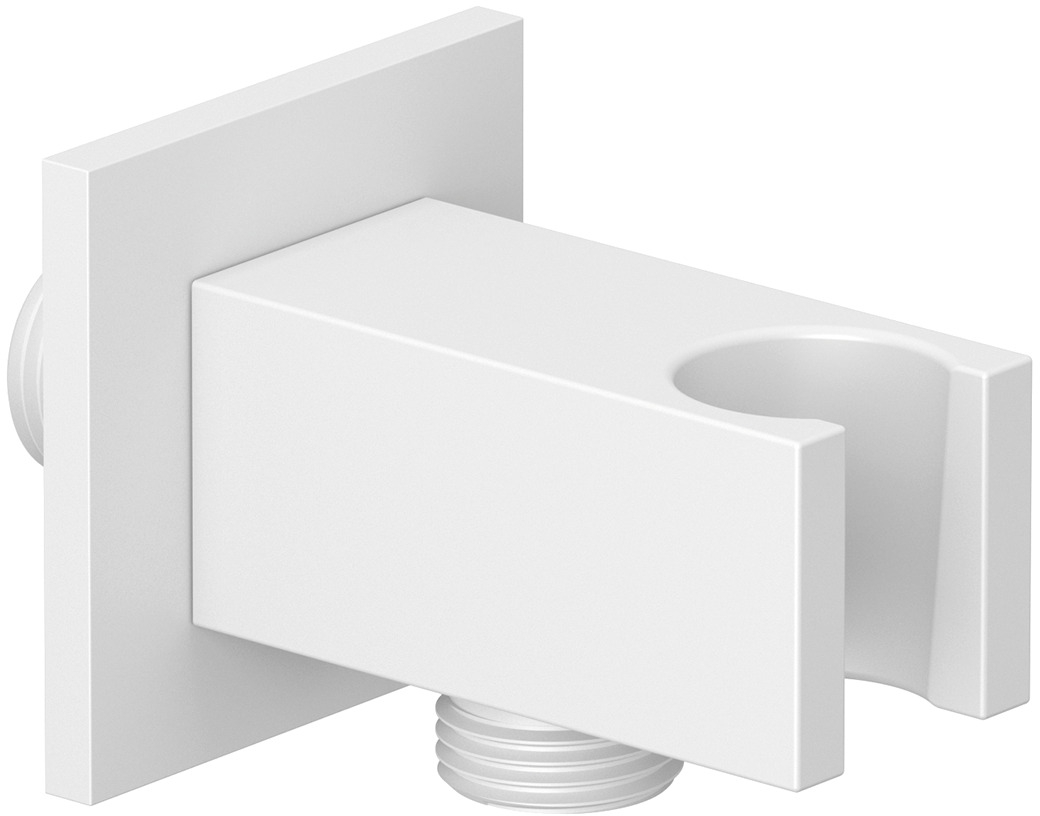 Kludi A-QA przyłącze kątowe z uchwytem biały mat 6556953-00