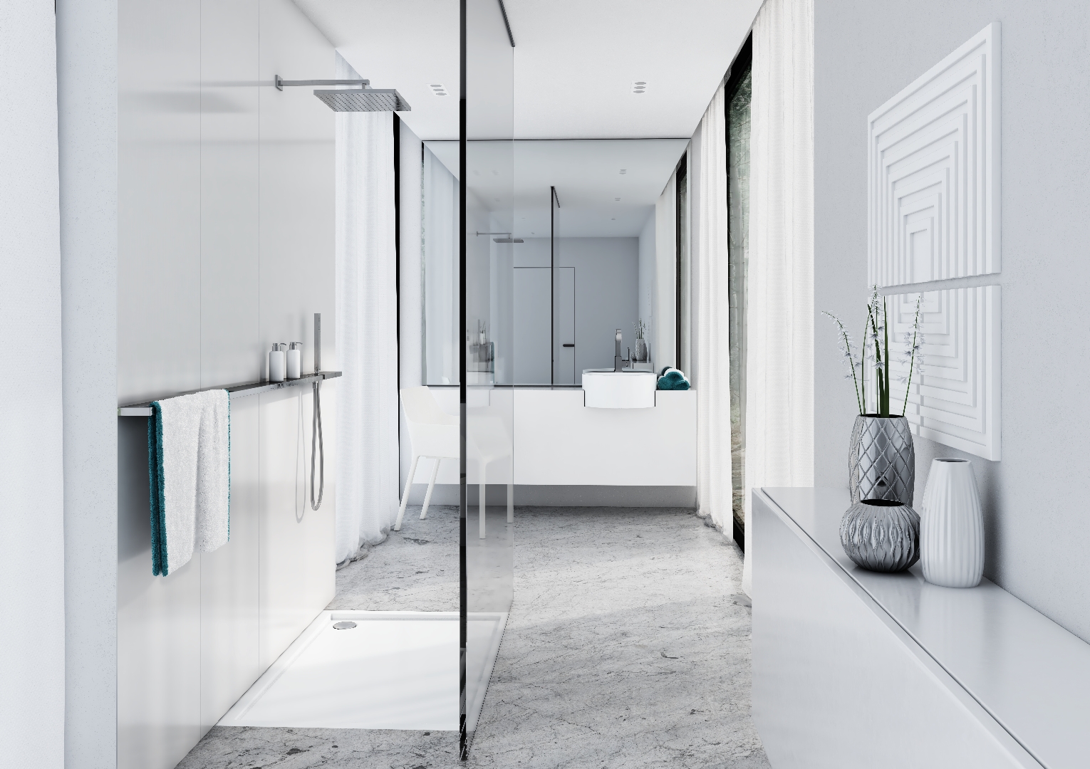 Schedline Estima brodzik prostokątny 140x80 cm kompozyt Stonicryl biały 3SP.E2P-80140 - Wysyłka w 24h