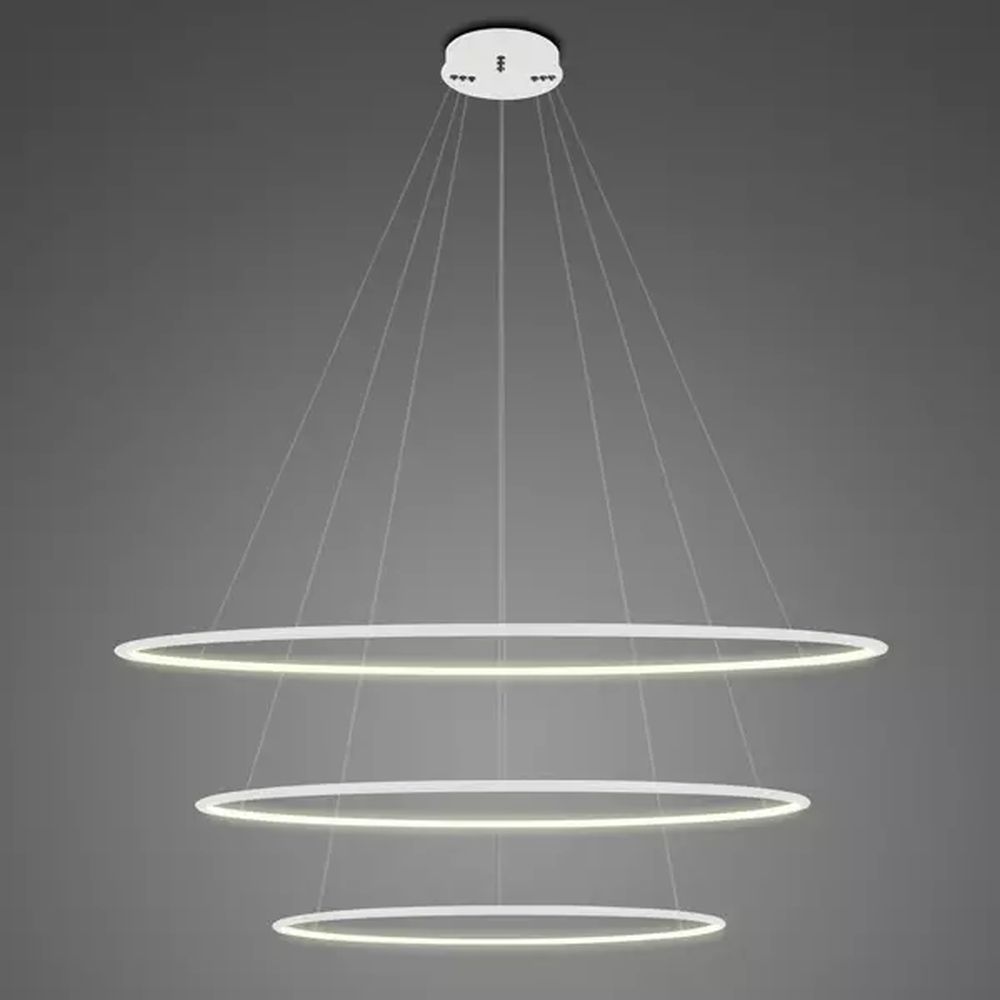Altavola Design Ledowe Okręgi lampa wisząca ściemnialna 91W LED biały LA075/P_100_in_3k_white_dimm