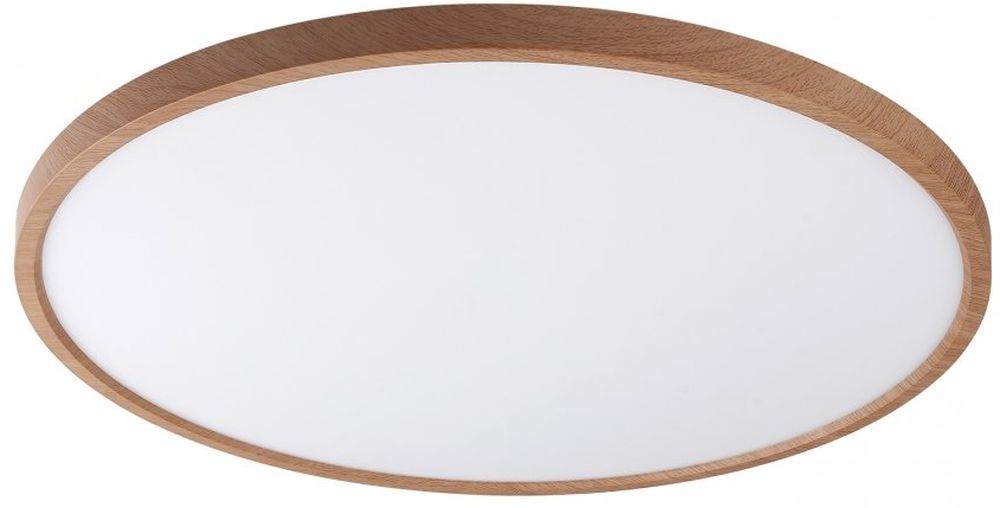 Zuma Line Cami plafon 1x45W drewno/biały WM-BP1108-M-W