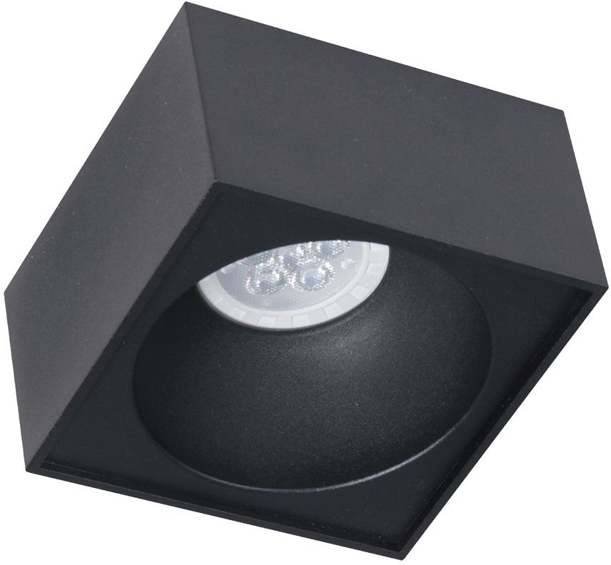 Milagro Bali lampa podsufitowa 1x8W czarna ML0084