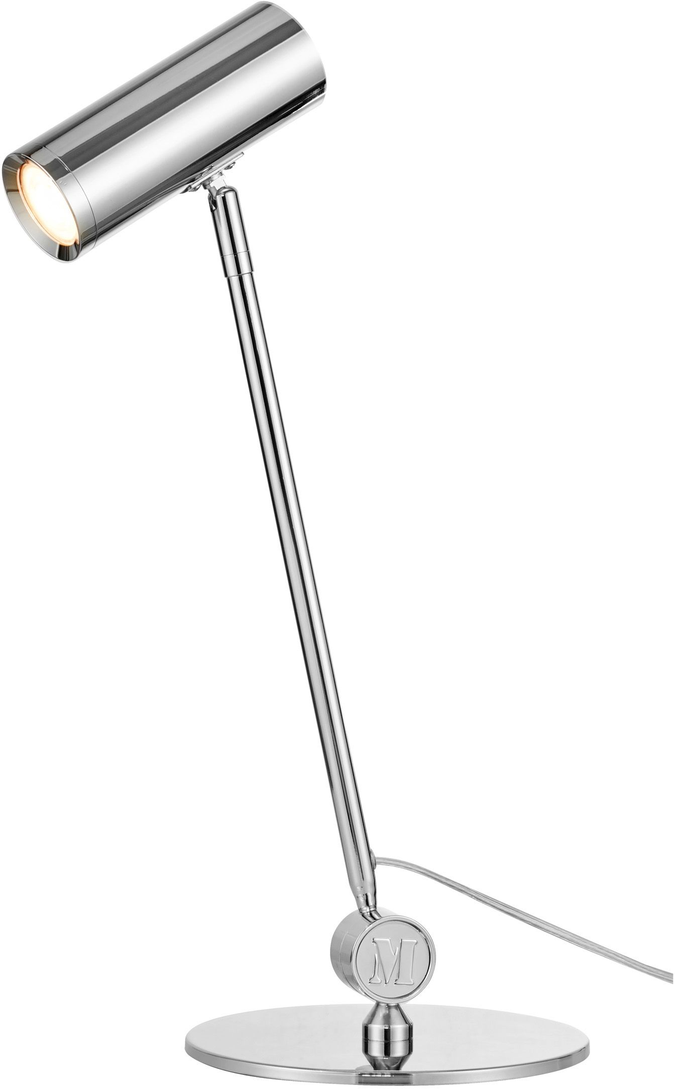 Markslöjd Arlo lampa biurkowa 1x4,9 W chrom 109184