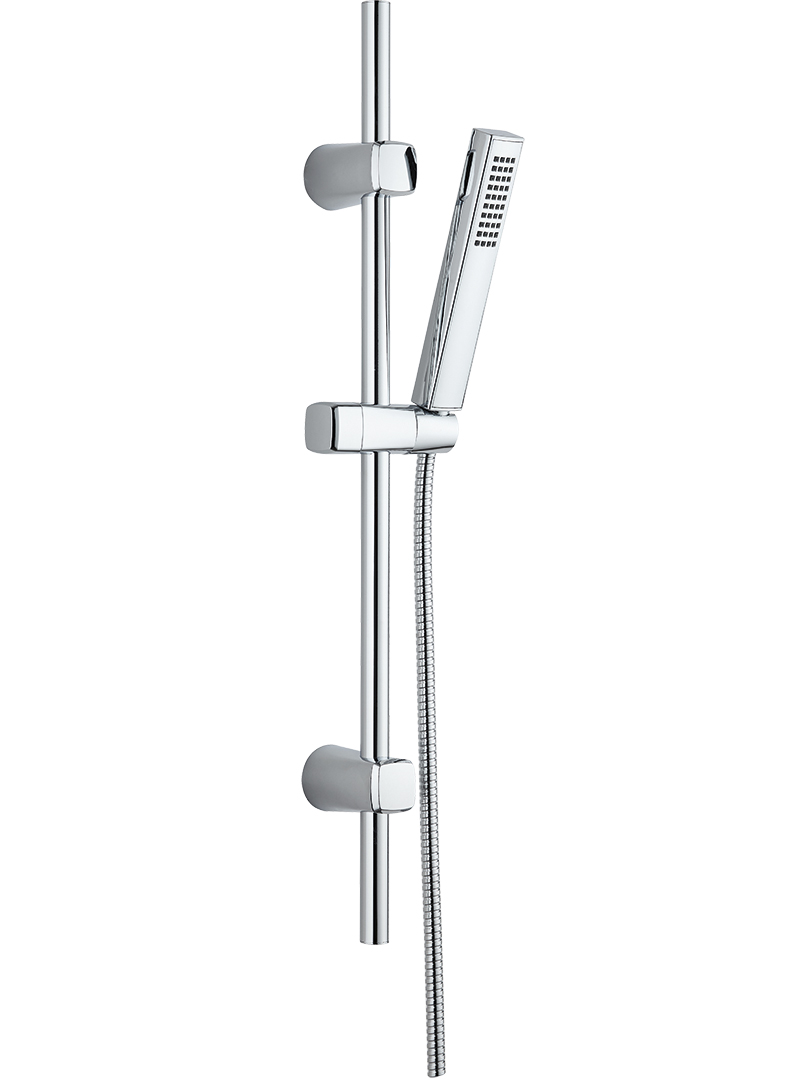 Laveo Pola zestaw prysznicowy ścienny chrom NAP01A1