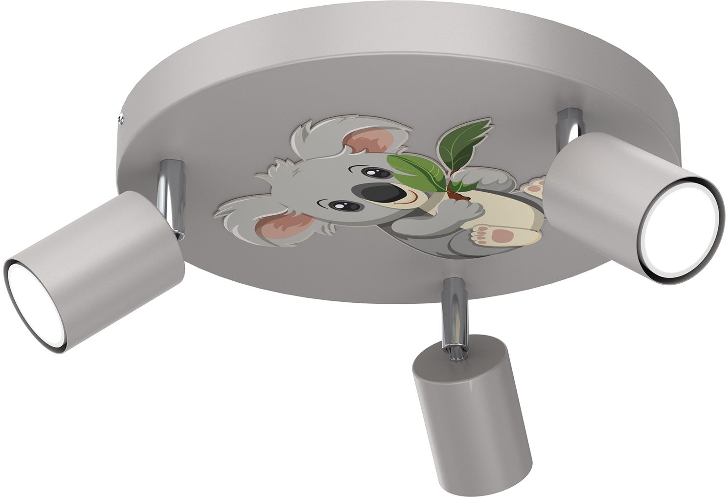 Luminex Fun lampa podsufitowa 3x8 W szara 9307