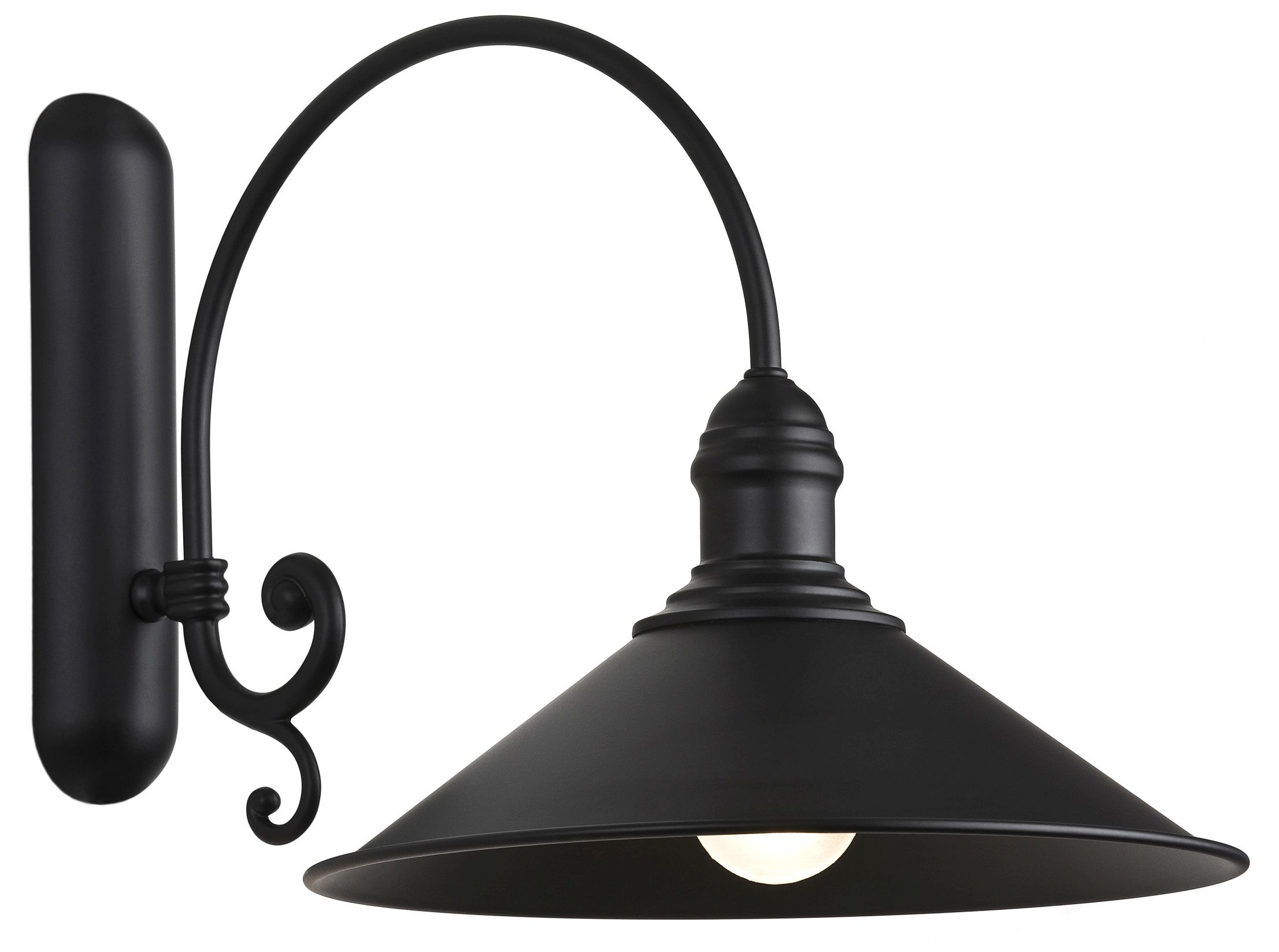 Argon Erba kinkiet 1x15W czarny 633